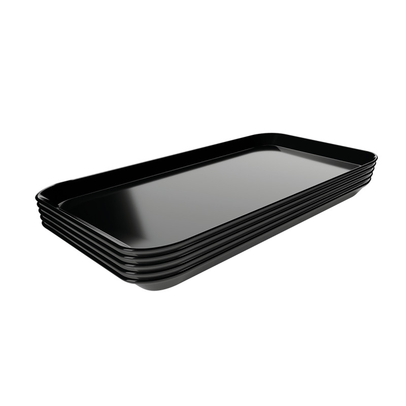 Plat de présentation 17S-150x300 en mélamine noir - Bartscher Plat de présentation 17S-150x300 en mélamine noir - Bartscher
