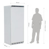 White Positive Refrigerated Cabinet - 600 L - FourniResto