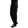 Virtuvės kelnės Easyfit juodos spalvos su Teflonu - XL dydis - Whites Chefs Clothing - Fourniresto