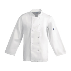 Virtuvės kombinezonas su ilgomis rankovėmis, baltas, unisex, dydis M - Whites Chefs Clothing - Fourniresto