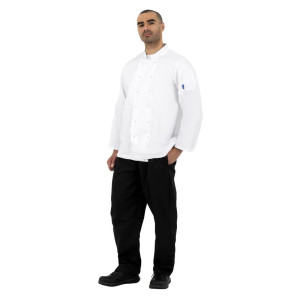 Virtuvės kombinezonas su ilgomis rankovėmis, baltas, unisex, dydis S - Whites Chefs Clothing - Fourniresto