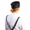 Virtuvės kalotas juodas iš polikotono - XL dydis 63,5 cm - Whites šefų apranga - Fourniresto