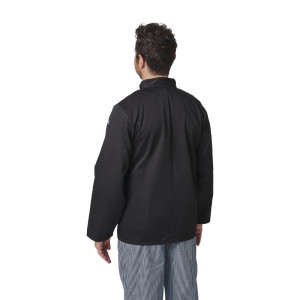 Virtuvės juoda ilgomis rankovėmis Vegas - S dydis - Whites Chefs Clothing - Fourniresto