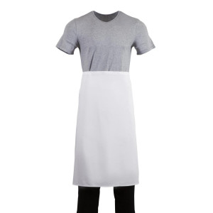 Standartinė baltos spalvos prijuostė 914 x 762 mm - Whites šefų apranga - Fourniresto