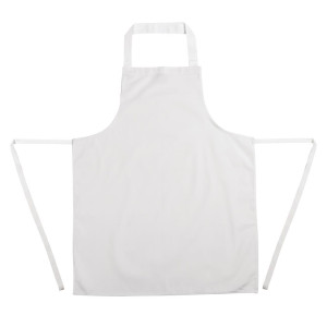 Pilvo prijuostė Balta 711 x 656 mm - Balti virėjų drabužiai - Fourniresto