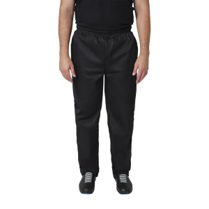 Virtuvės kelnės juodos spalvos "Vegas" - dydis L - "Whites Chefs Clothing"