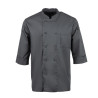 Virtuvės paltas, pilkas, unisex - dydis M - Chef Works - Fourniresto