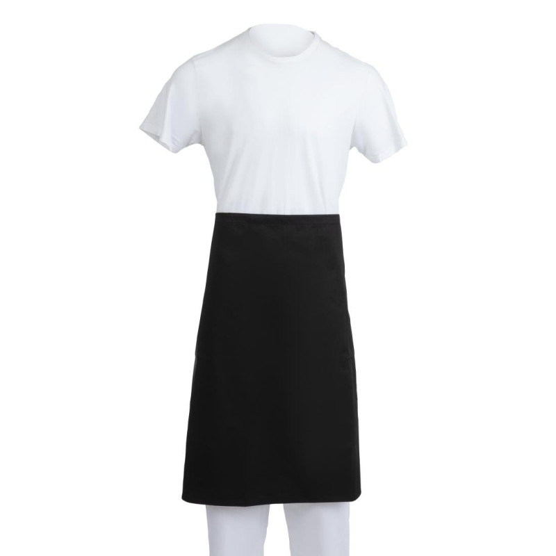 Standartinė juoda polikotono prijuostė 914 x 762 mm - Whites Chefs Clothing - Fourniresto Standartinė juoda polikotono prijuostė 914 x 762 mm - Whites Chefs Clothing - Fourniresto