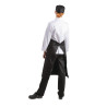 Standartinė juoda polikotono prijuostė 914 x 762 mm - Whites Chefs Clothing - Fourniresto