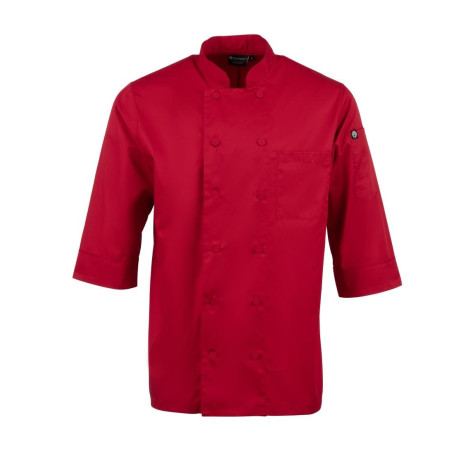 Virtuvės kombinezonas, raudonas - dydis M - Chef Works - Fourniresto