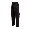 Virtuvės kelnės Mixte Fit Cargo juodos spalvos - dydis XL - Chef Works - Fourniresto