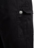 Virtuvės kelnės Mixte Fit Cargo juodos spalvos - dydis XL - Chef Works - Fourniresto