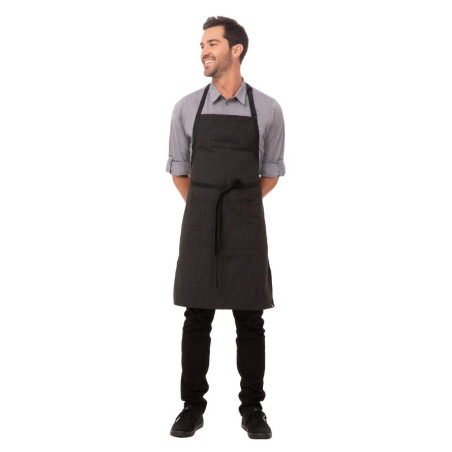 Pilvo sijonas su smulkiais dryžiais 610 x 850 mm - Chef Works - Fourniresto