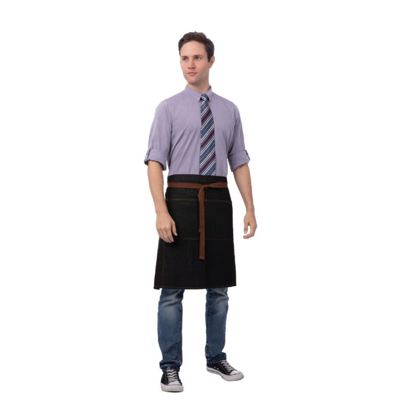 Tablier de Serveur Noir Urban Memphis 609 x 812 mm - Chef Works - Fourniresto Tablier de Serveur Noir Urban Memphis 609 x 812 mm - Chef Works - Fourniresto
