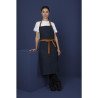 Padavėjo mėlyna aproną su 1000 x 700 mm medvilnės diržu - Whites Chefs Clothing - Fourniresto