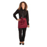 Padavėjo išorinis priekabas Bordeaux iš polikotono 373 x 750 mm - Whites Chefs Clothing - Fourniresto