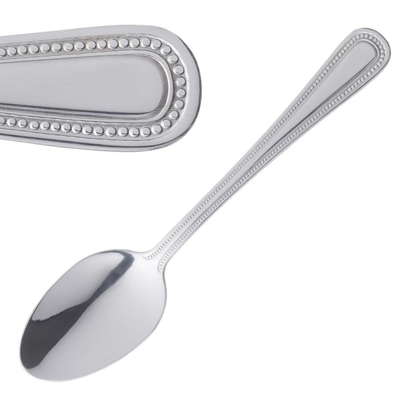 Cuillère À Dessert Bead - Lot De 12 - Olympia - Fourniresto Cuillère À Dessert Bead - Lot De 12 - Olympia - Fourniresto