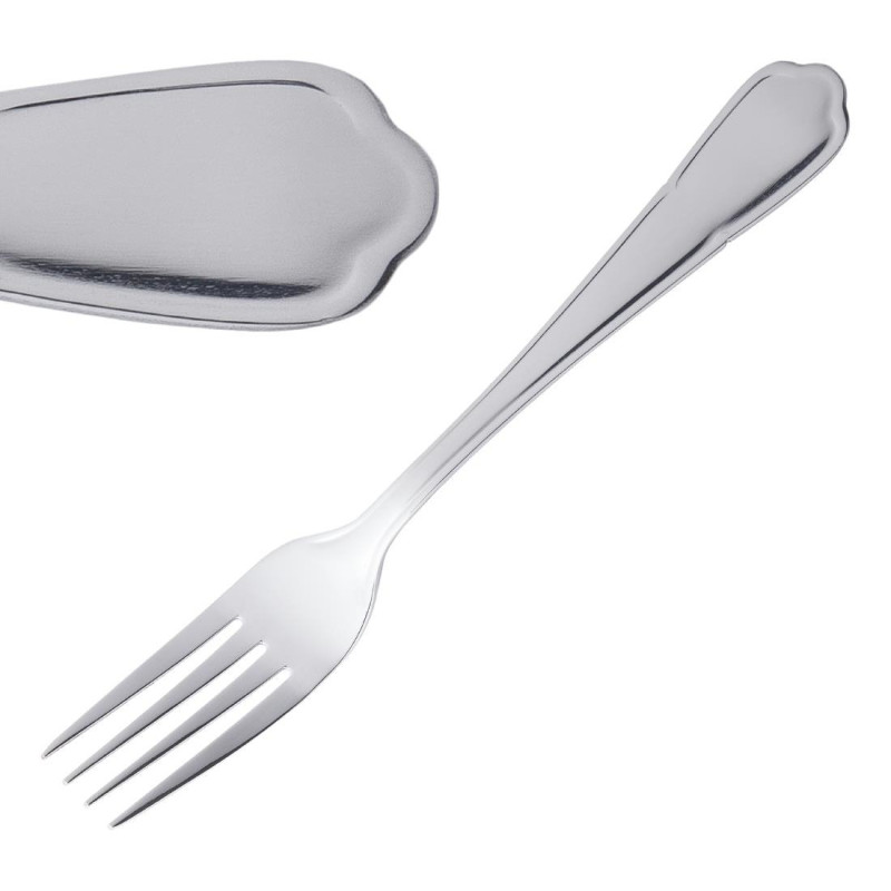 Fourchette À Dessert Dubarry En Inox - Lot De 12 - Olympia - Fourniresto Fourchette À Dessert Dubarry En Inox - Lot De 12 - Olympia - Fourniresto