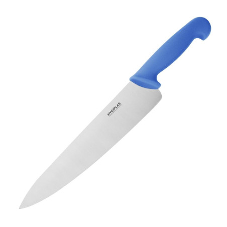 Virtuvinis peilis mėlynas, 25,5 cm ašmenys - Hygiplas - Fourniresto