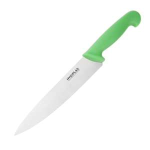 Virtuvinis peilis žalias, 21,5 cm ašmenys - Hygiplas - Fourniresto