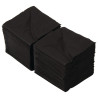 Kokteilių servetėlės juodos 2 sluoksniai 250 x 250 mm - 2000 vnt. rinkinys - FourniResto - Fourniresto