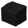 Kokteilių servetėlės juodos 2 sluoksniai 250 x 250 mm - 2000 vnt. rinkinys - FourniResto - Fourniresto