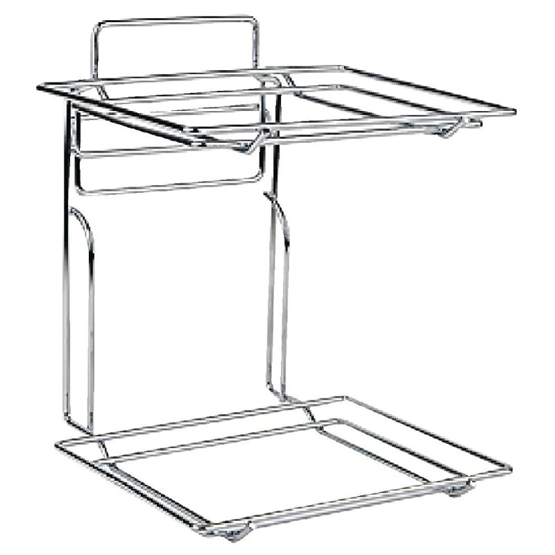 Présentoir Chromé 2 Niveaux Pour Paniers Gn 1/1 - APS - Fourniresto Présentoir Chromé 2 Niveaux Pour Paniers Gn 1/1 - APS - Fourniresto