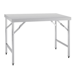 Lankstomas nerūdijančio plieno stalas 1200 mm - Vogue - Fourniresto