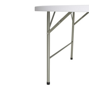 Apsukamas staliukas su baltu viduriu, skersmuo 1530 mm - Bolero - Fourniresto