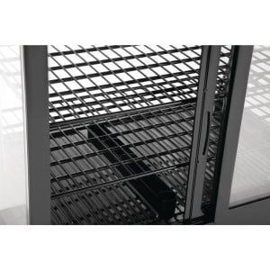 Vitrina šaldytuvas juoda - 100 L - Polar
