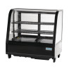 Vitrina šaldytuvas juoda - 100 L - Polar
