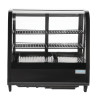 Vitrina šaldytuvas juoda - 100 L - Polar