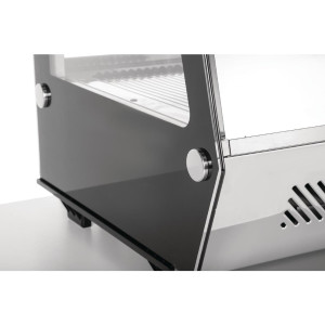 Vitrine Réfrigérée de Comptoir Noire - 120 L - Polar