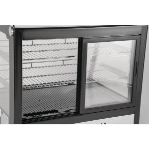 Vitrina šaldytuvas juoda 160 L - Polar