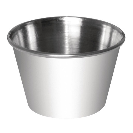 Pomidorų padažo puodelis iš nerūdijančio plieno 230 ml - 12 vnt. - Olympia - Fourniresto