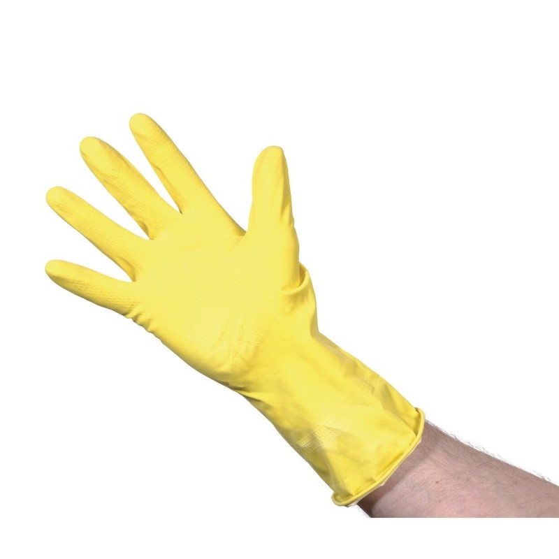 Gants Multi-Usages Jaunes Taille L - Jantex - Fourniresto Gants Multi-Usages Jaunes Taille L - Jantex - Fourniresto