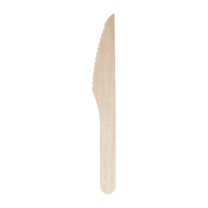 Medinis, biodegraduojantis peilis 165 mm - 100 vnt. - Fiesta Green - Fourniresto