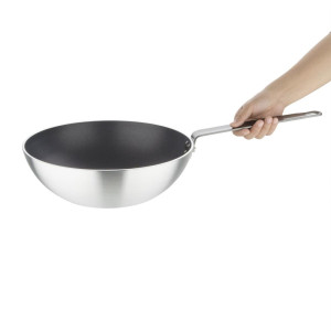 Neprilipantis keptuvės Wok su platininiu teflonu Ø 300 mm - Vogue - Fourniresto