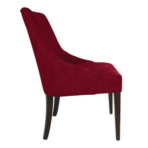 Tamsiai raudonos spalvos restorano kėdė - 2 vnt. - Bolero - Fourniresto