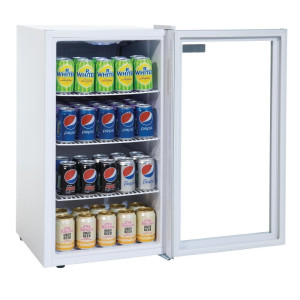Balta vitrininė šaldytuvų vitrina su 1 durimis 88 l - Polar - Fourniresto