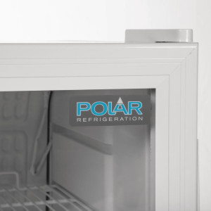Balta vitrininė šaldytuvų vitrina su 1 durimis 88 l - Polar - Fourniresto