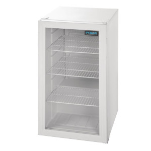 Balta vitrininė šaldytuvų vitrina su 1 durimis 88 l - Polar - Fourniresto