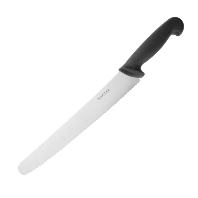 Black 25 cm Pastry Knife - Hygiplas - Fourniresto Black 25 cm Pastry Knife - Hygiplas - Fourniresto