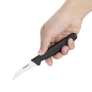 Peilis su 6,5 cm juodu peiliu - Hygiplas - Fourniresto