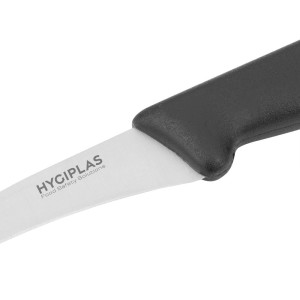 Peilis su 6,5 cm juodu peiliu - Hygiplas - Fourniresto