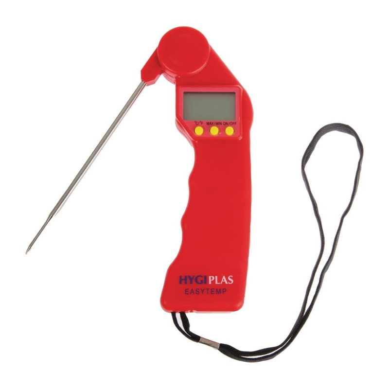 Red Easytemp Thermometer - Hygiplas - Fourniresto Red Easytemp Thermometer - Hygiplas - Fourniresto