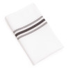 Stalo servetėlė Bistro su juodomis juostelėmis 560 x 460 mm - 10 vnt. - FourniResto - Fourniresto