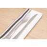 Stalo servetėlė Bistro su juodomis juostelėmis 560 x 460 mm - 10 vnt. - FourniResto - Fourniresto