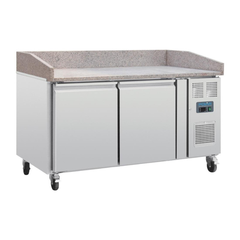 Pizza counter with marble top 2 doors Series G - Polar - Fourniresto Pizza counter with marble top 2 doors Series G - Polar - Fourniresto