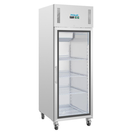 Vitrinė su šaldymo funkcija, viena GN 2/1, serija G, 600 L - Polar - Fourniresto